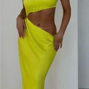 Meshki clementine maxi dress